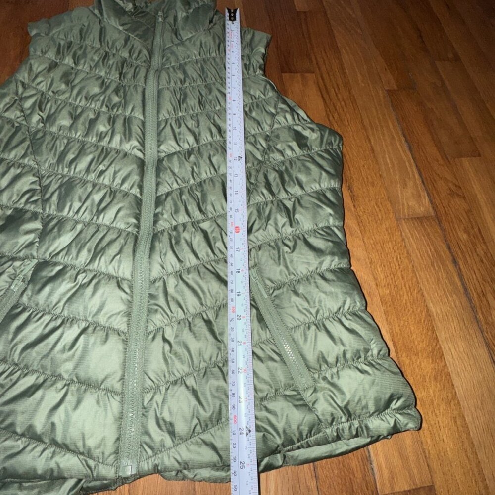 GG Blue Puffer Vest Women's Full Zip Puffer Quilted Size L - Picture 6 of 9